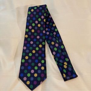 Vintage Talbots Kids Multi-colored Polka Dot Tie